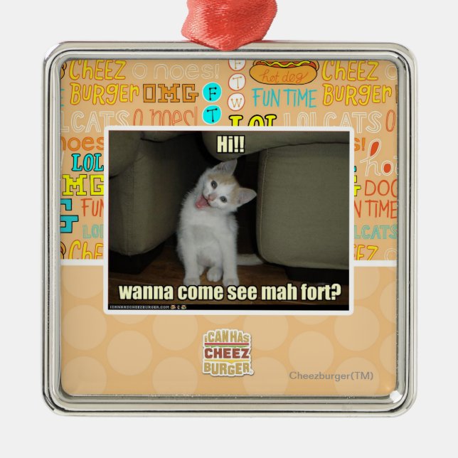 Wollen Sie, um zu kommen sehen Ornament Aus Metall (Vorne)