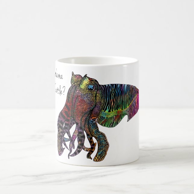 Wollen Sie zu den Tintenfischen? Tasse (Mittel)