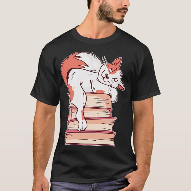 Wollengarn mit Nadeln. T-Shirt (Vorderseite)