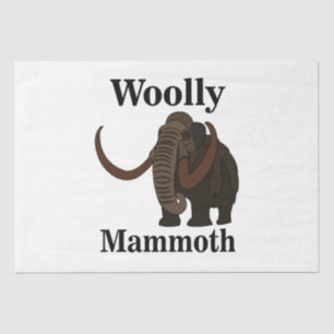 Wollhaarmammut seidenpapier