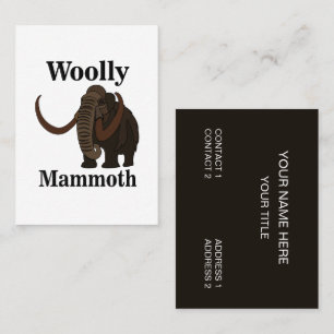 Wollhaarmammut visitenkarte