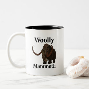 Wollhaarmammut zweifarbige tasse