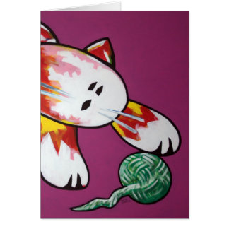 Wollige Postkarte