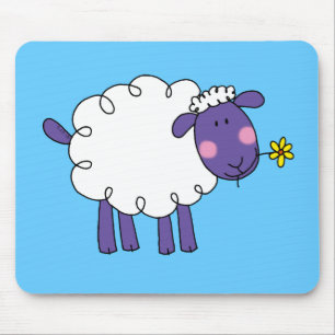 Wollige Schafe Mousepad