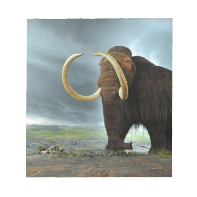 Wolliges Mammut-Mod-Schicksal Notizblock (Vorderseite)