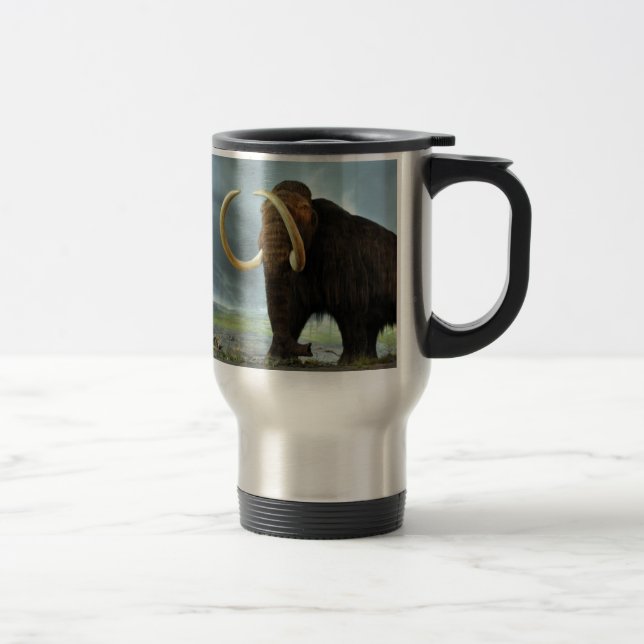 Wolliges Mammut-Mod-Schicksal Reisebecher (Rechts)