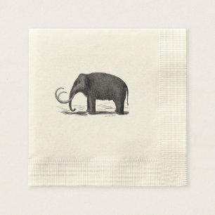 Wolliges Mammut-prähistorischer Elefant Serviette