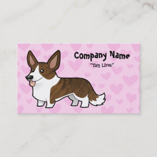 Wolljacken-Walisercorgi-Liebe Visitenkarte
