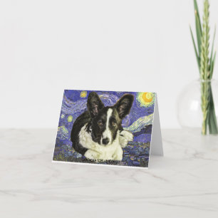 Wolljacken-WaliserCorgi Notecards Karte