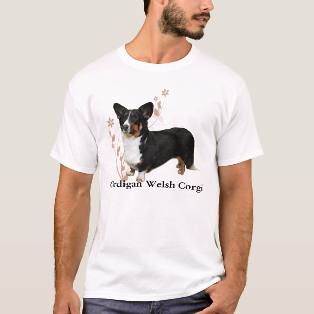 Wolljacken-Walisercorgi-Shirt T-Shirt (Vorderseite)