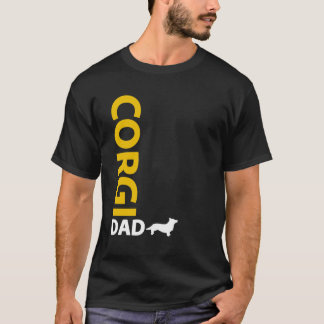 Wolljacken-Walisercorgi-Vater T-Shirt