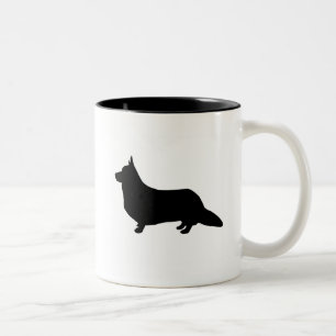 Wolljacken-WaliserCorgi Zweifarbige Tasse