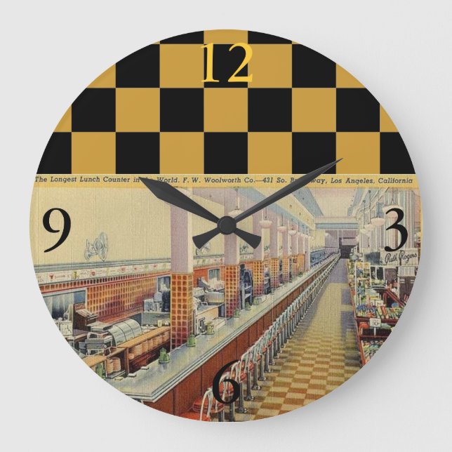 Wollloves längste Uhr der 1950er Jahre (Vorderseite)