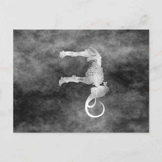 Wollmammut Postkarte (Vorderseite)