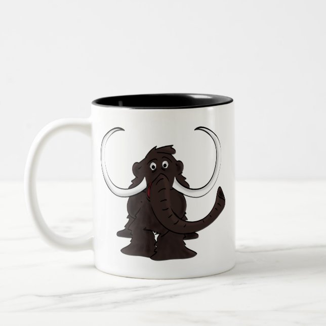 Wollmammut-Tasse Zweifarbige Tasse (Links)
