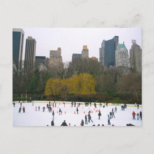 Wollman Ice Rink Central Park NYC New York Postkarte (Vorderseite)
