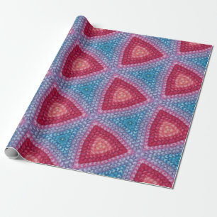 Wollmuster Geschenkpapier