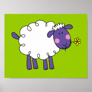 Wollschaf Poster