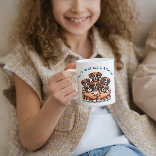 🐾 Wollte ich gerade alle Boxer Hunde 🐾 Kaffeetasse (Von Creator hochgeladen)