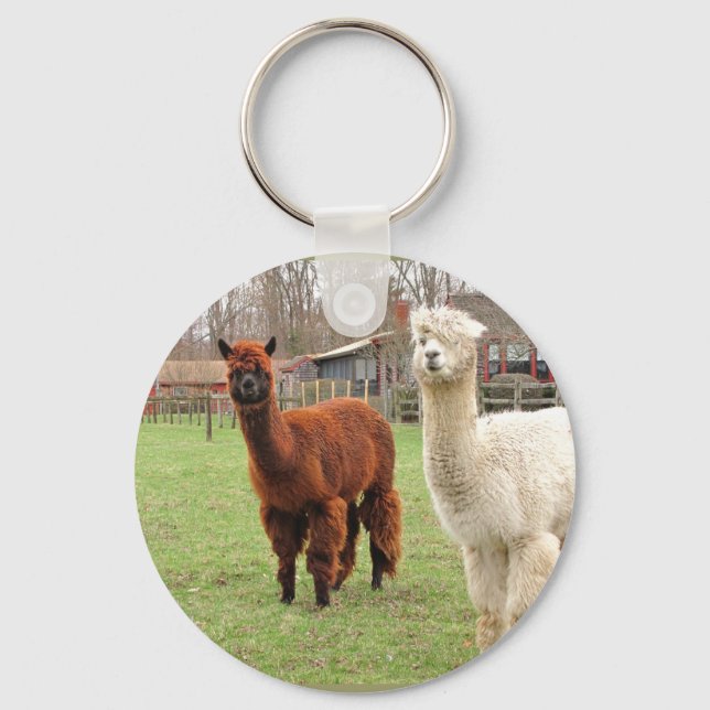 Wolly Alpacas ~ Schlüsselanhänger (Vorderseite)