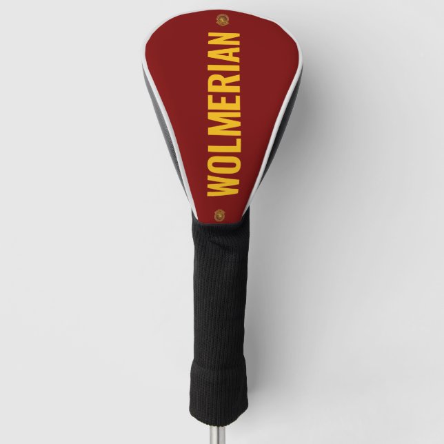 WOLMERIAN Golf Head Cover Headcover (Vorderseite)