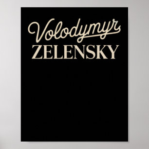 Wolodymyr Selenskyj Poster