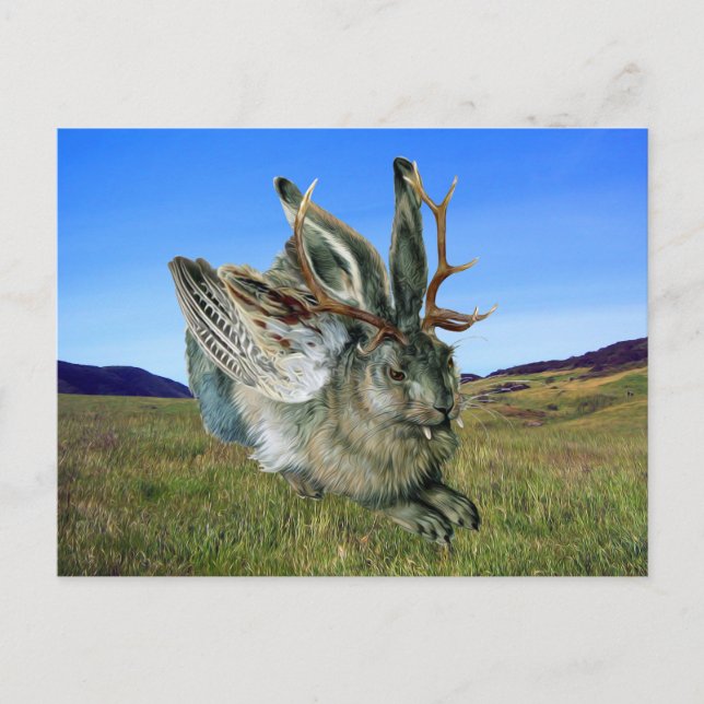 Wolpertinger Postkarte (Vorderseite)
