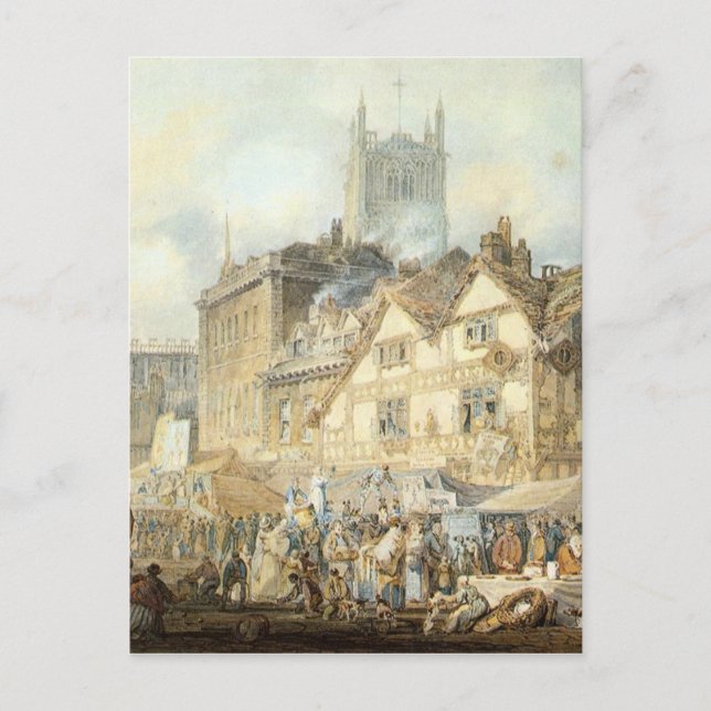 Wolverhampton, Staffordshire von William Turner Postkarte (Vorderseite)