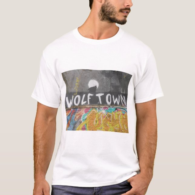 Wolverhampton-Straßen-Kunst T-Shirt (Vorderseite)