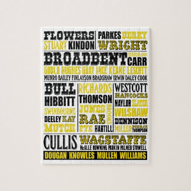 Wolverhampton- Wandererslegenden Puzzle (Vertikal)