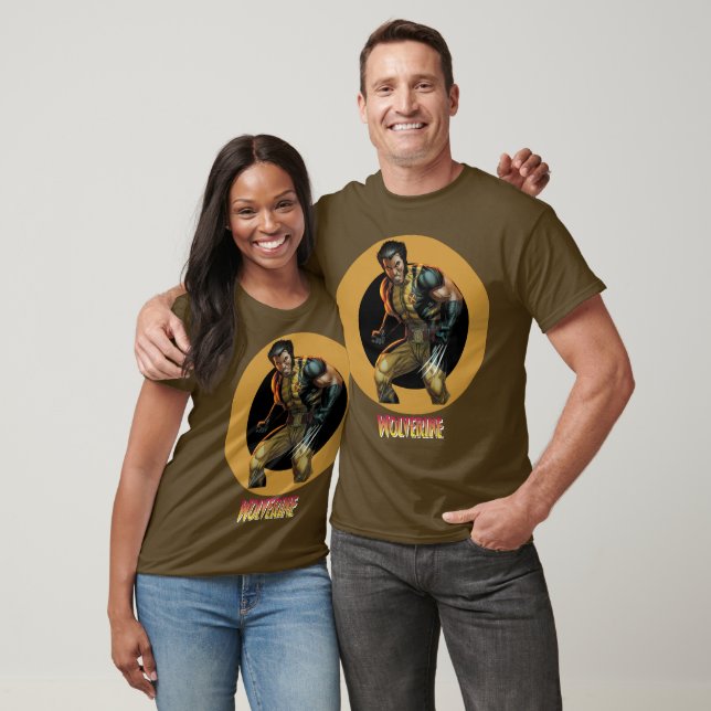 Wolverine Classic Yellow Anzug Graphic T - Shirt (Unisex)