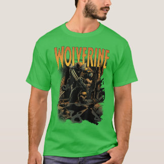 Wolverine-Comic-Covergirl T-Shirt