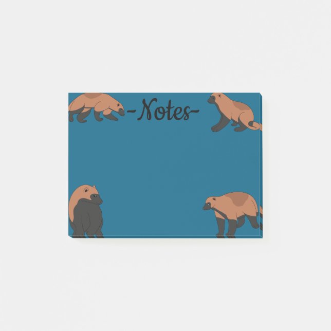 Wolverines Post-it Klebezettel (Vorderseite)