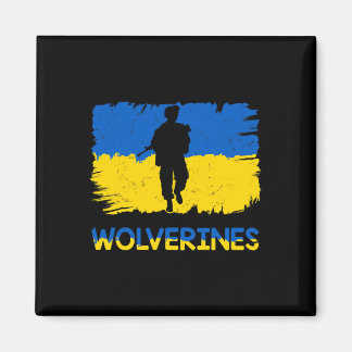 Wolverines Support Ukraine Support Ukraine Stand W Magnet