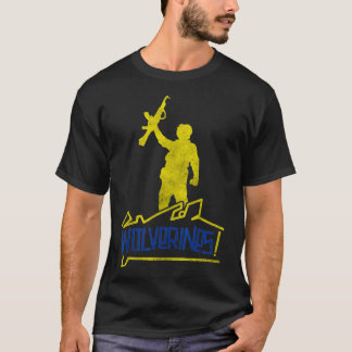 Wolverines unterstützen die Ukraine, ich stehe mit T-Shirt