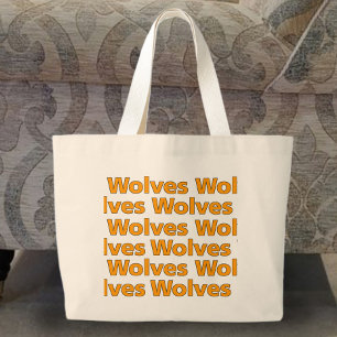Wolves Jumbo Tote Bag Stoffbeutel