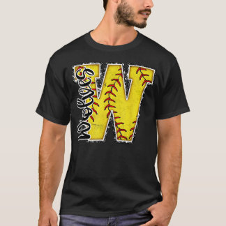 Wolves Softball-Mama Spieltags Schulgeist Wolve T-Shirt