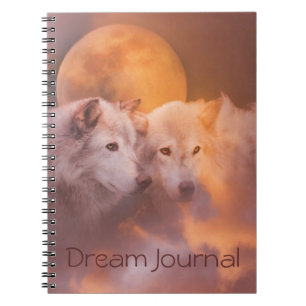 Wolves Spiritual Dream Journal Notizblock