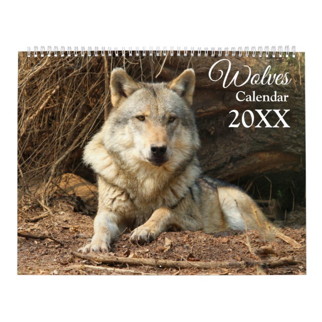 Wolves Wolf thematisierte Mauerkalender 2025 Kalender (Titelbild)