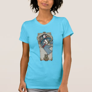 Woman Art Nouveau Panel T-Shirt