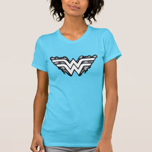 Woman Black Lace Logo T-Shirt