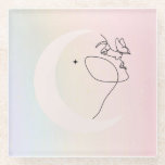 Woman Glasuntersetzer<br><div class="desc">🖤</div>