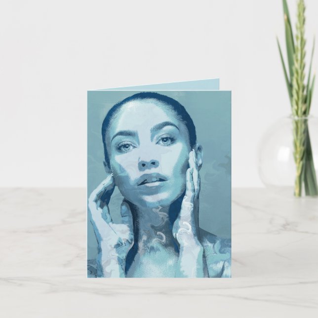 "Woman in Blue" (Vorderseite)