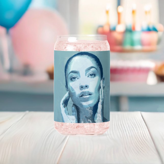 "Woman in Blue" Dosenglas (Insitu (Baby Party))