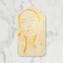 "Woman in Blue" Geschenkanhänger