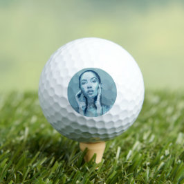 "Woman in Blue" Golfball