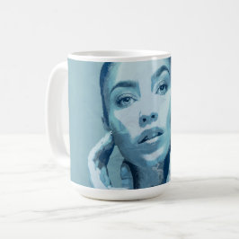 "Woman in Blue" Kaffeetasse