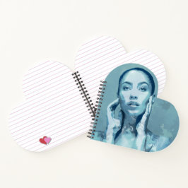 "Woman in Blue" Notizbuch