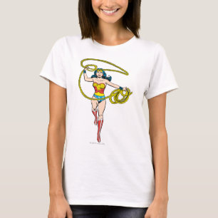Woman Lasso über Kopf T-Shirt