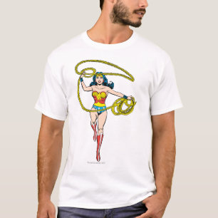 Woman Lasso über Kopf T-Shirt